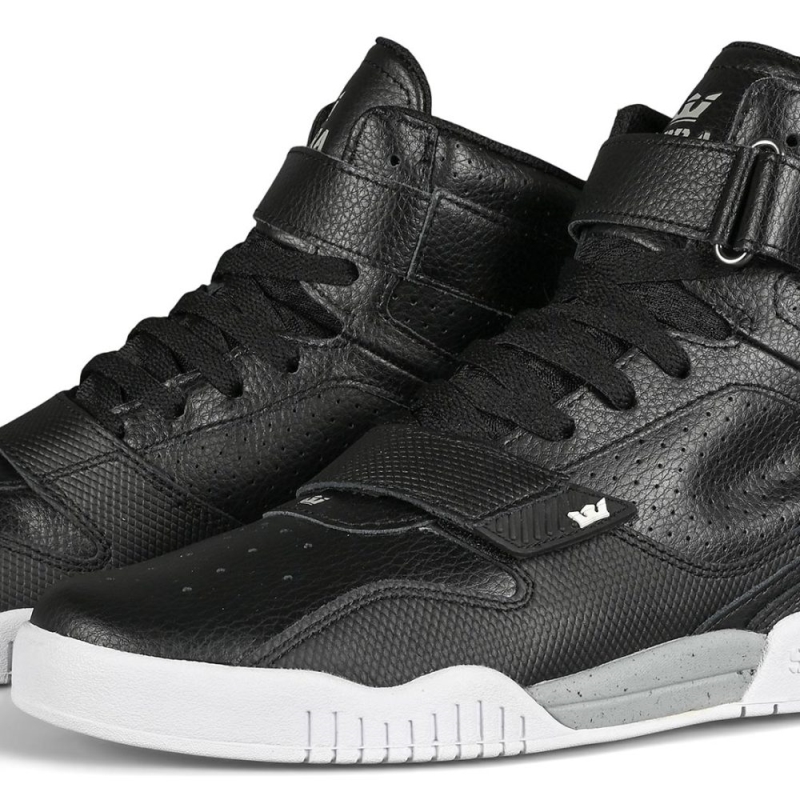 Supra Breaker High-Top-Schuhe Schwarz/hellgrau/weiß