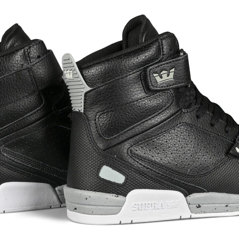 Supra Breaker High-Top-Schuhe Schwarz/hellgrau/weiß