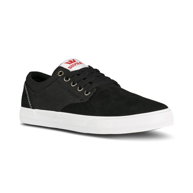 Supra Chino Skateschuhe Schwarz/rot/weiß