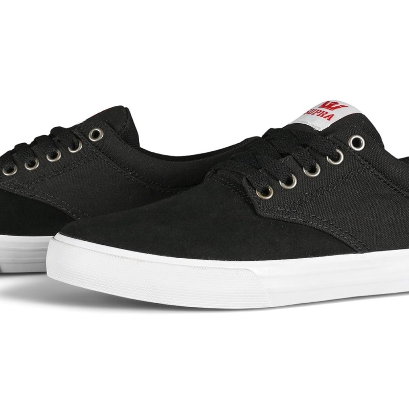 Supra Chino Skateschuhe Schwarz/rot/weiß