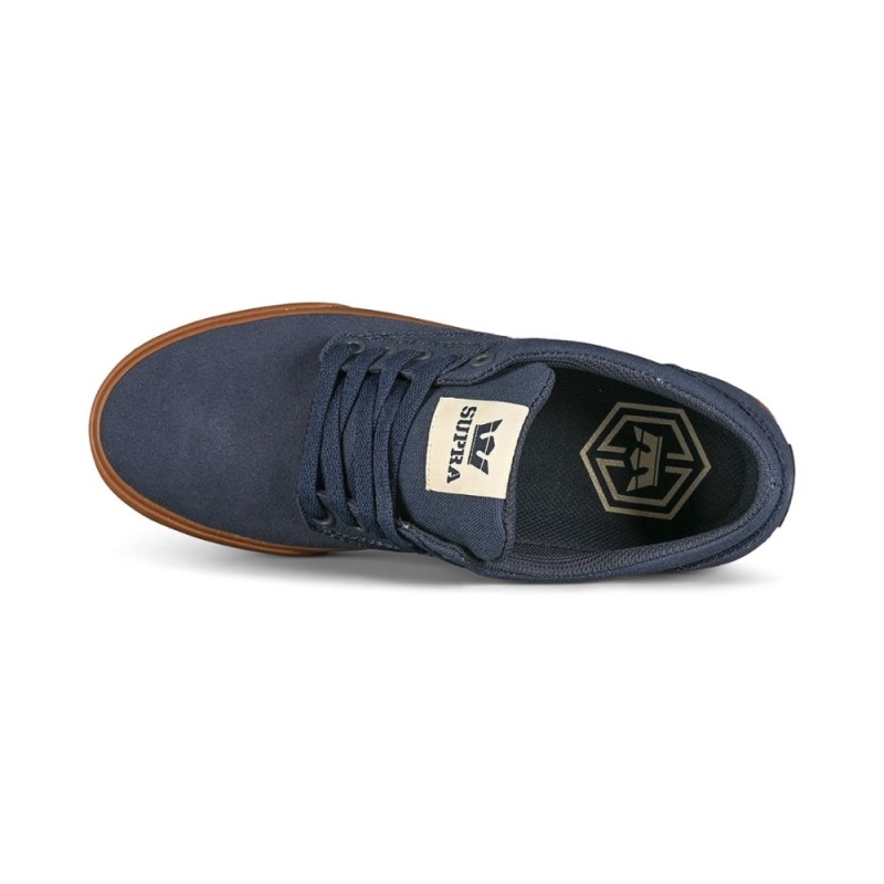 Supra Chino Skateschuhe Navy/bone/gum