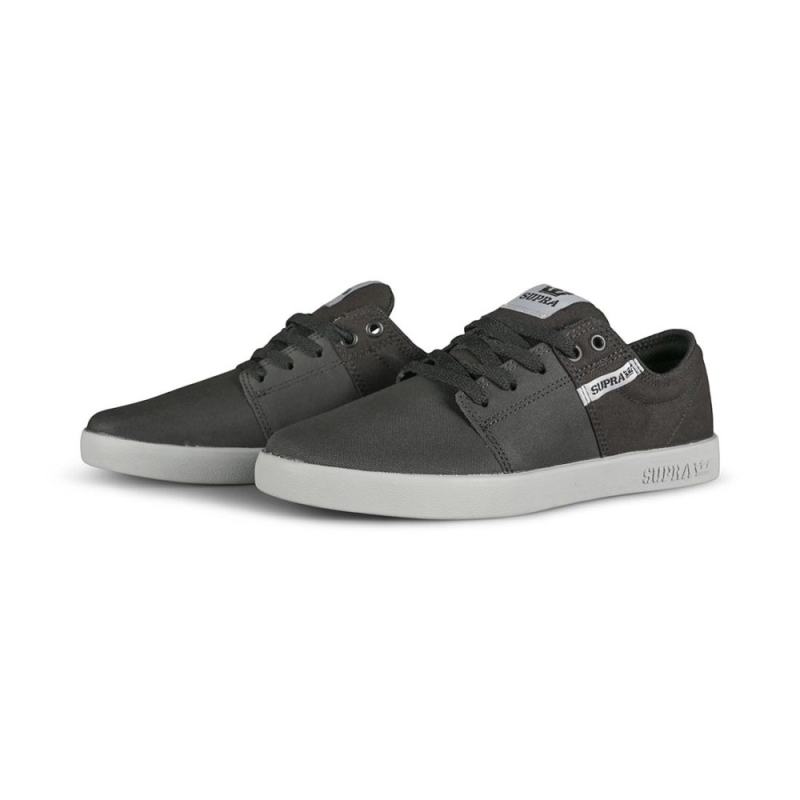 Supra Stacks Ii Skateschuhe Schwarz Tuf/hellgrau