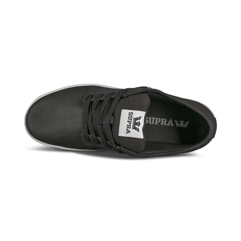 Supra Stacks Ii Skateschuhe Schwarz Tuf/hellgrau
