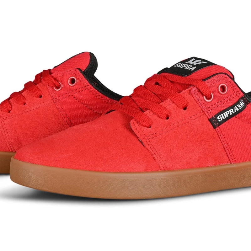 Supra Stacks Ii Skateschuhe Rot/gummi