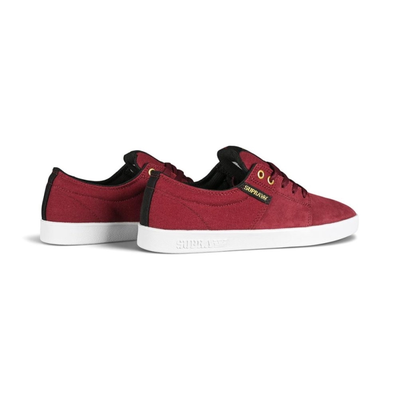 Supra Stacks Ii Skateschuhe Wein/weiß