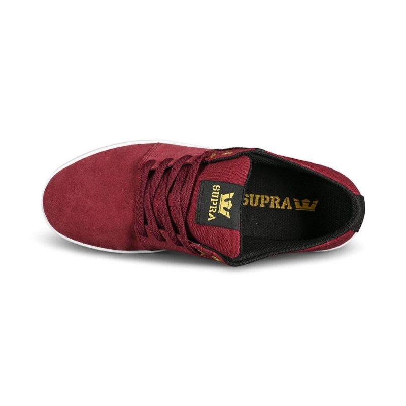 Supra Stacks Ii Skateschuhe Wein/weiß
