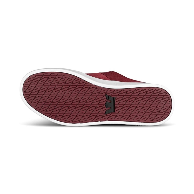 Supra Stacks Ii Skateschuhe Wein/weiß
