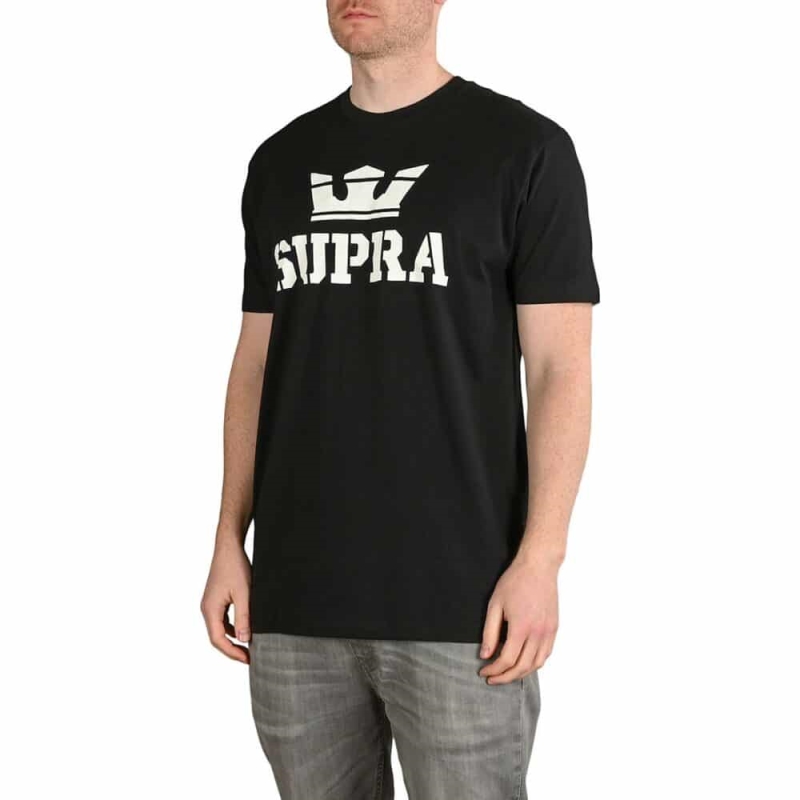 Oben Oben S/s T-shirt Schwarz/weiß