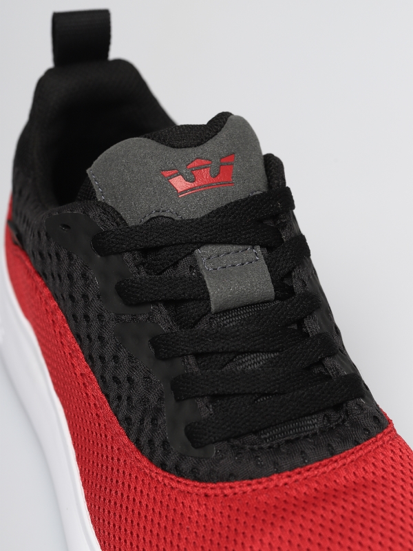 Supra Factor Taktikschuhe Rot/schwarz Weiß