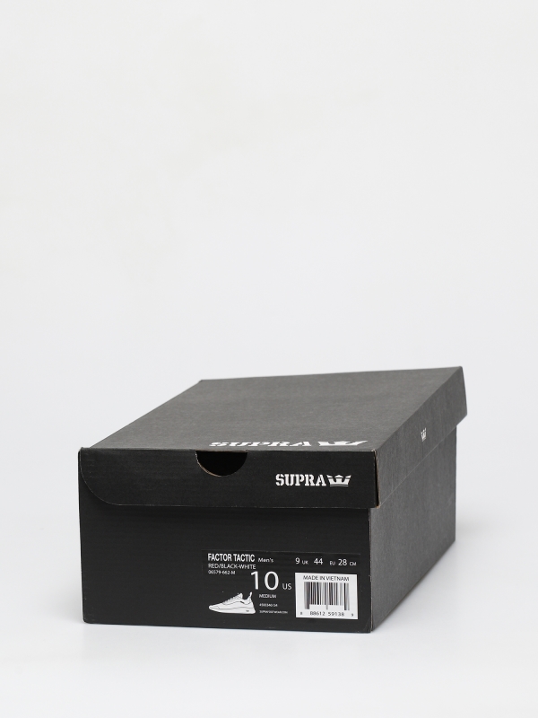 Supra Factor Taktikschuhe Rot/schwarz Weiß