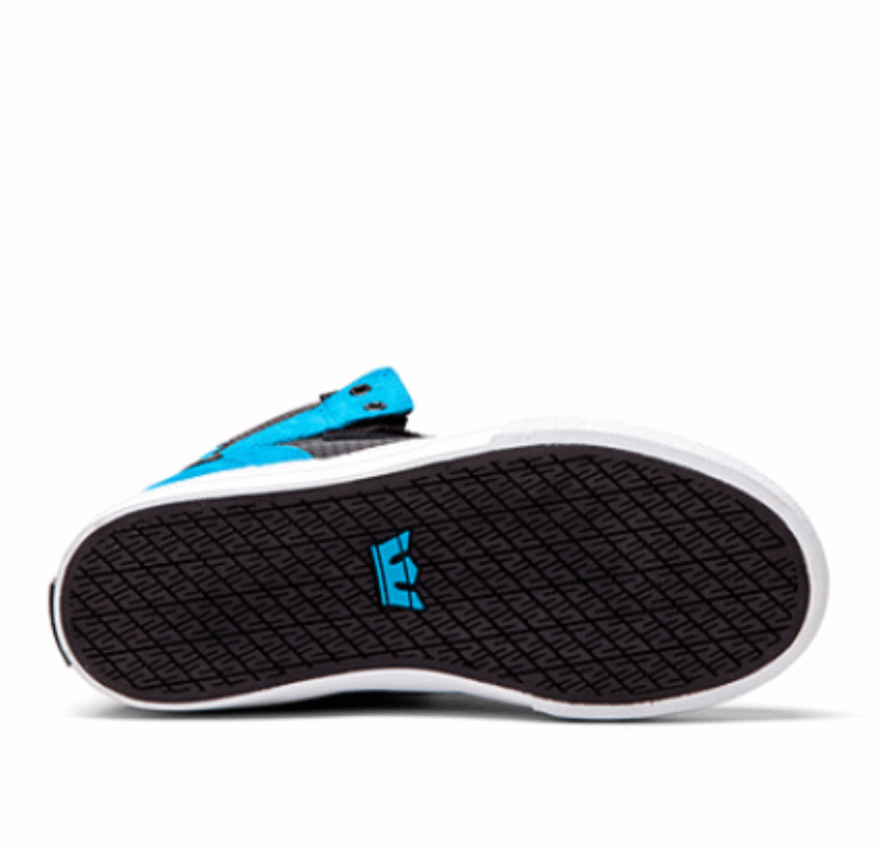 Supra Kids Vaider Schwarze Hohe Spitzen In Tourquise