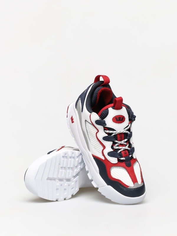 Supra Muska 2000 Schuhe Weiß/navy/rot Weiß