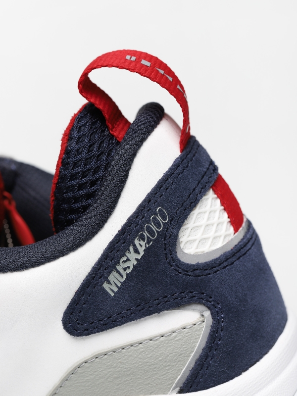 Supra Muska 2000 Schuhe Weiß/navy/rot Weiß