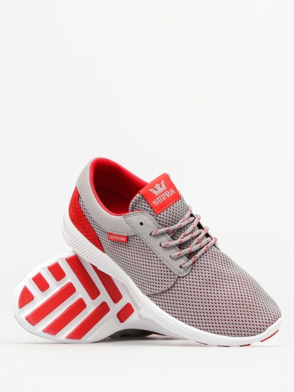 Supra Schuhe Hammerlauf Grau Rot