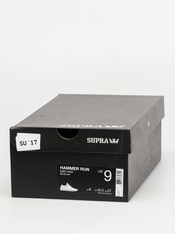 Supra Schuhe Hammerlauf Grau Rot