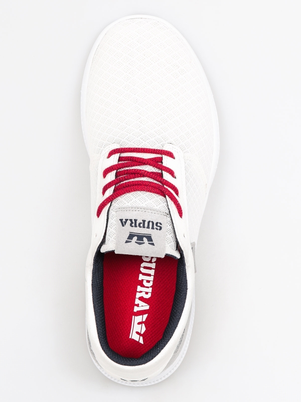 Supra Schuhe Hammerlauf Weiß/rot Weiß