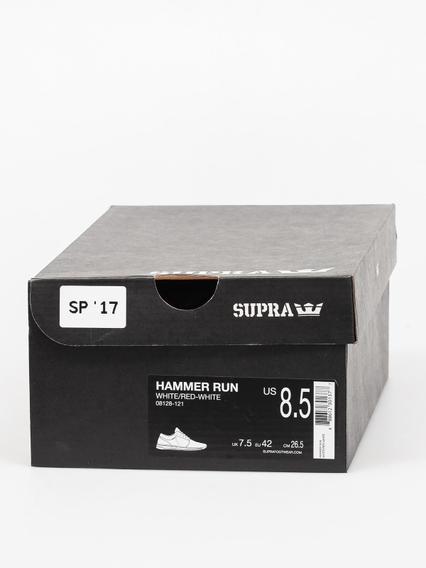 Supra Schuhe Hammerlauf Weiß/rot Weiß