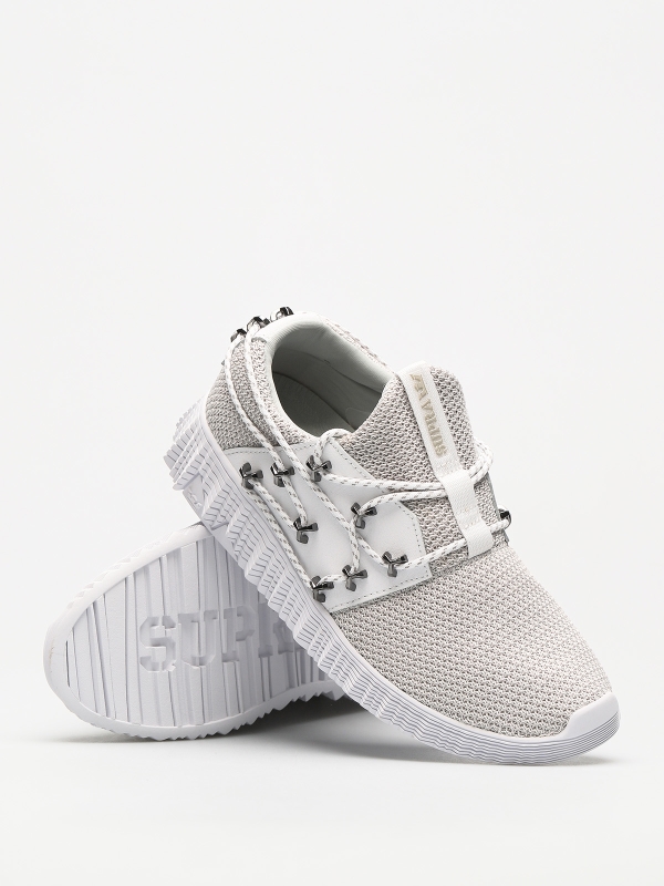 Supra Schuhe Malli Cool Grau Weiß