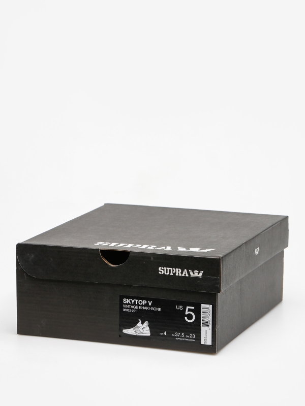Supra Schuhe Skytop V Vintage Khaki Knochen