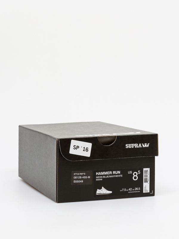 Supra Sneaker Hammer Run Neonblau/navy Weiß